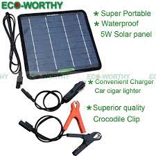 5w Portable Solar Panel Our Battery Clips With Uique Design High Quality Clips To Prevent Short Circuit Or If Solar Panels Solar Power Panels Solar Charger