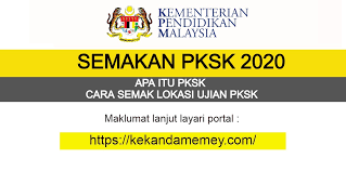 Bagaimanakah cara membuat permohonan atas talian untuk kemasukan ke tingkatan 1 dan 4 mrsm ? Semakan Pksk 2020 Cara Semak Lokasi Ujian Kekandamemey