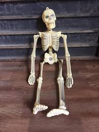 Large Vintage Skeleton Halloween Plastic Skeleton Decoration Skeleton Decorations Halloween Skeletons Vintage