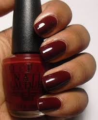 The dark hue will bring out the variations in your skin tone without being too intense. Bella Bama Mad About It Monday Opi Malaga Wine Wine Nails Dark Red Nail Polish Dark Red Nails