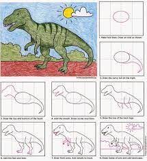 Ook ik, en ook mijn dochters. 57 Ideeen Over Hoe Teken Ik Dino S Leer Tekenen Dinosaurus Tekenen