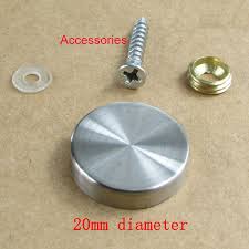 You'll receive email and feed alerts when new items arrive. 20pcs 20mm Diameter Stainless Steel Screw Cap Covers Decorative Mirror Screws Satin Brushed High Quality Satin Quality Satin Decorationsatin Cap Aliexpress