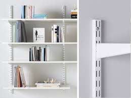 Shelving systems are particularly useful since you keep the floor surface free for other uses. Shelving System Elfa