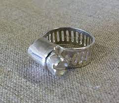 Hose Clamp Ring Rings Shiny Objects Unique Jewelry