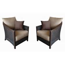 The chairs provide a gentle rocking motion and swivel feature. Outdoor Chairs Allen Roth Patio Furniture Wicker Patio Chairs Luxury Patio Furniture