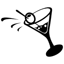 Martini Glass Spilling Out Sticker Clear glass filled with liquid, juice cocktail mojito vodka martini, creative juices transparent background png clipart. martini glass spilling out sticker