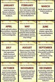 Zodiac Signs And Their Birth Months Whats Your Birth Month Horoscope Memes Birthday Quotes For Me Zodiac Signs