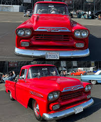 Image result for Red 1958 Truck
