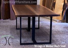 Metal leg folding table & ground table. Table Legs And Bases For Hardwood Slab Table Tops