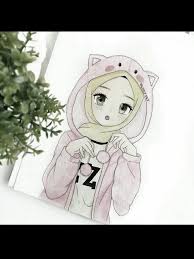 Tomboy random art di 2019 seni animasi lukisan seni. 20 Gambar Kartun Perempuan Tomboy Berhijab Gani Gambar