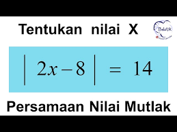 Arahnya adalah sudut θ yang bisa dicari dari sin θ, cos θ maupun tan θ. Mencari Nilai X Pada Persamaan Nilai Mutlak Satu Variabel Dengan Mudah Menggunakan Konsep Dasar Youtube