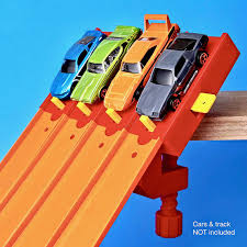 4 Lane Start Gate W Clamp Compatible With Hot Wheels Race Hot Wheels Race Track Hot Wheels Races Hot Wheels Track