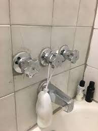It is actually possible to replace washers or ceramic seal disks with some water running out of the faucet if you don't mind getting wet. Help Identifying Kohler 3 Handle Faucet Terry Love Plumbing Advice Remodel Diy Professional Forum