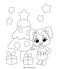 This collection includes mandalas, florals, and more. Christmas Tree Coloring Pages For Kids