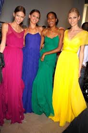Bright Colored Dresses Bright Bridesmaid Dresses Colorful Maxi Dress Dresses