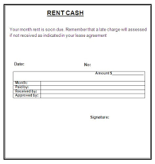 Rental Receipt Template Za Sample Customer Service Resume