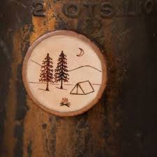 Best Wood Burning Gifts Products On Wanelo Wood Burning Art Wood Burning Patterns Wood Slice Magnets