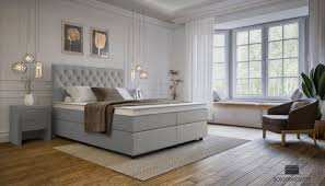 Boxspringbett Victoria 180 X 200 Cm Boxspringbett Haus Deko Boxspringbett Grau