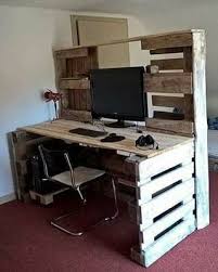 Schreibtisch Von Paletten Klicken Sie 2x Auf Das Bild Es Hilft Viel Willst Du Lernen 55 Muebles Con Palet Muebles Con Tarimas Muebles De Pales