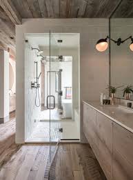 We build vanities in a wide selection of woods to accommodate any rustic bathroom decor including our most popular cedar log vanities, plus aspen, pine and hickory log vanities. Cabin Fever Impressive Bathroom Designs By Abby Hetherington