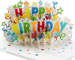 With a rich history of artistry and a deep passion for helping individuals form deep, meaningful connections, hallmark is proud to be america's leader in greeting cards, gifts, gift wrap and much more. Amazon Com Hallmark Signature Paper Wonder Pop Up Birthday Card Happy Birthday Office Products