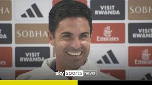 Arsenal boss Mikel Arteta remained coy