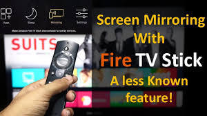 Unique tv remote to support all the possible. Screen Mirroring With Fire Tv Stick A Less Known Feature Youtube