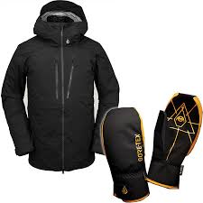 Volcom Guch Stretch Gore Tex Ski Snowboard Jacket Xl Black