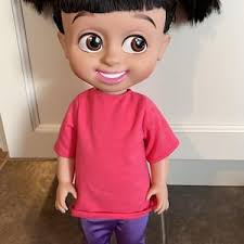 Set Disney Animator Doll Boo Disney Monsters Inc BOO Animators Doll 16"  *read