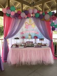 Unicorns Birthday Party Ideas Photo 7 Of 31 Unicorn Birthday Party Decorations Unicorn Birthday Parties Unicorn Themed Birthday Party