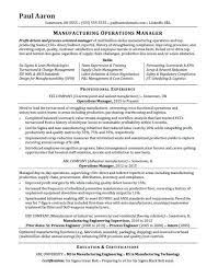 They are ready to use. Operations Manager Resume Sample Monster Com