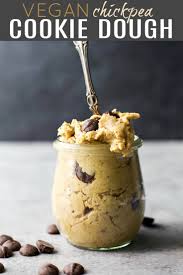 Peanut Butter Chocolate Chip Vegan Cookie Dough Recipe Vegan Cookies Chickpea Cookie Dough Chickpea Cookies