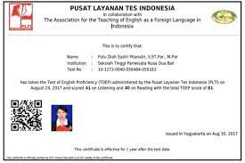 37 full pdf related to this paper. Mempersiapkan Dan Melaksanakan Test Tkda Toep Diah Sastri