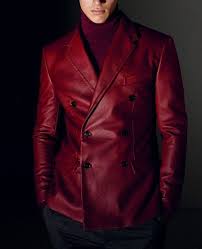 Pin On Mens Leather Blazer