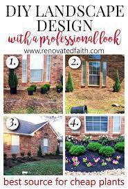 Easy Diy Landscape Design Simple Front Yard Landscaping Ideas On A Budget For The Beginner He Yard Ideas Cheap Front Yard Landscaping Free Landscape Design
