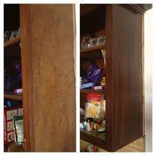 It is a real time saver. Before And After Using A Deglosser Then Gel Stain On The Kitchen Cabinets Lose Some Of The Wood Grain But I M Tall Cabinet Storage Cabinet Bathrooms Remodel