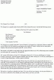 You received a letter or notice in the mail from us with penalties and fees. 20 1 9 International Penalties Internal Revenue Service
