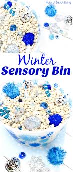 Easy Winter Sensory Bin For Toddlers And Preschoolers Natural Beach Living Winter Sensory Bin Toddler Sensory Bins Sensory Bins