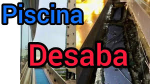 Uma piscina desabou em cima da garagem de um prédio em itaparica, no município de vila velha, no ao desabar, a estrutura ainda causou prejuízos à laje de baixo, onde fica a garagem do prédio. Egs Erf4oubqcm