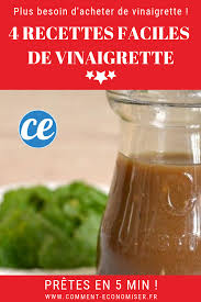 Plus Besoin D Acheter De Vinaigrette Voici 4 Recettes Faciles Pretes En 5 Min Recette Recette Facile Recette Sauce Salade