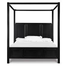 Save to favoritesmelrose canopy king bed. Westbrook Wood Canopy Bed Black Www Hayneedle Com Wood Canopy Bed Black Bedding Black Canopy Beds