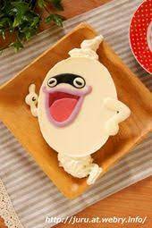 妖怪ウォッチ ウィスパーの レアチーズケーキ juru s キャラ弁 ウェブリブログ キュートな料理 ウィスパー レアチーズケーキ