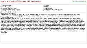 If you want to work as a volunteer then this i am sending you this covering letter and cv in regard to the position advertised in <enter where job. Logistics Volunteer Cover Letters