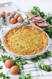 Crustless Ham And Zucchini Quiche Recipe Quiche Recipes Recipes Zucchini Quiche Recipes