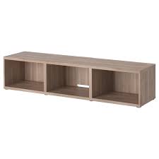 Besta Tv Unit Walnut Effect Light Gray Ikea Tv Bench Tv Unit Ikea