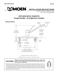 moen 8700 user manual 4 pages also