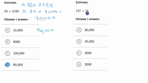 To find the sum of all those numbers of digit d, we can use a recursive formula. Estimating Multi Digit Multiplication Video Khan Academy