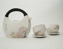 rondo purse tea set 提包茶壺組 牡丹 扶桑 荷鳥 荷蜻 think if pinkoi ceramic candy dishes tea pots tea set