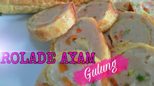 Buat kulit pembungkus dengan mencampurkan telur dan garam. Resep Mudah Membuat Rolade Ayam Enak Youtube