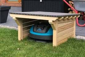 Hallo Sie Kaufen Hier Ein Sehr Stabiles Carport Garage Fur Einen Maheroboter Das Carport Mahroboter Garage Selber Bauen Garage Selber Bauen Garage Mahroboter